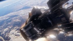 Pilot dropship reentry
