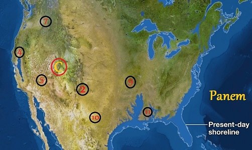 Image - The Official Map of Panem (unofficially).jpg  The 