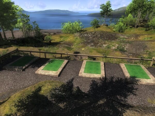 Clay pigeon shooting range