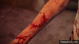 The Last of Us Left Behind Ending Cutscene Credits.gif
