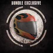 MHI FlameMotorcycleHelmet