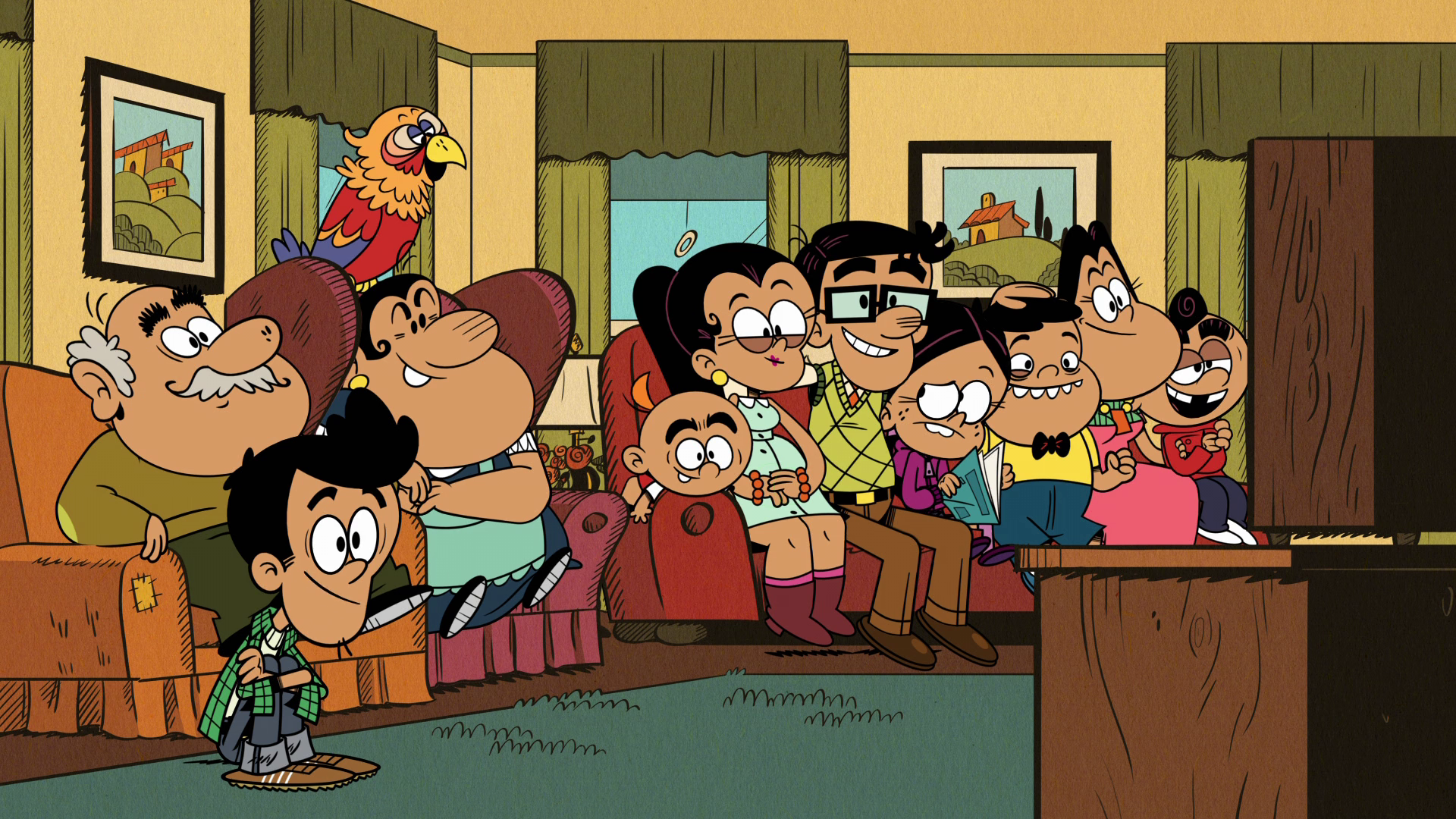 Image S2e13 Casagrandes Watching Tvpng The Loud House Encyclopedia