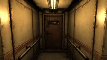 Washroom door
