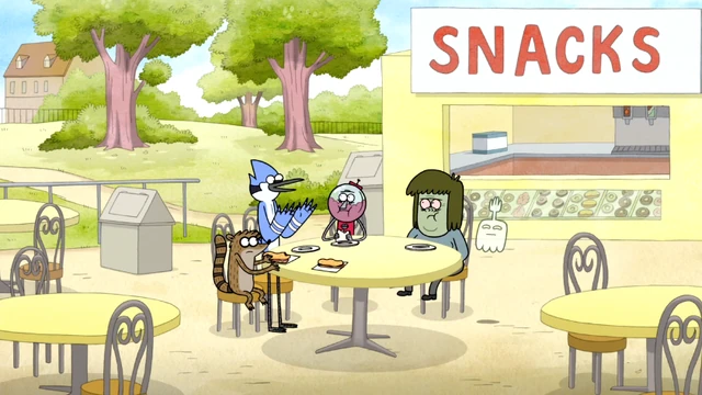 Image S6E16 001 The Guys Having Lunch at the Snack Bar 