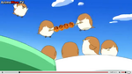 Birds eating Maccha