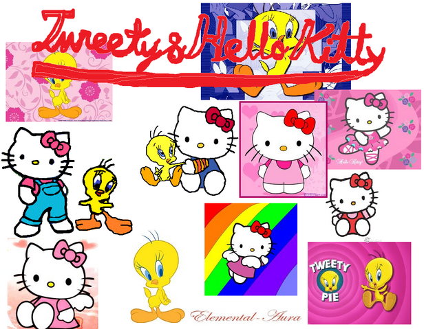 File:Tweety hello kitty all.png