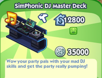 SimPhonic DJ Master Deck