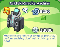 RekTek Karaoke Machine