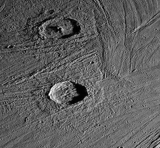 647px-Craters on Ganymede
