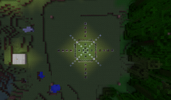 Mob repelling radius