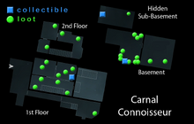 Carnal Connoisseur Loot Map