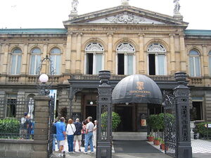 Teatro National de Costa Rica - front