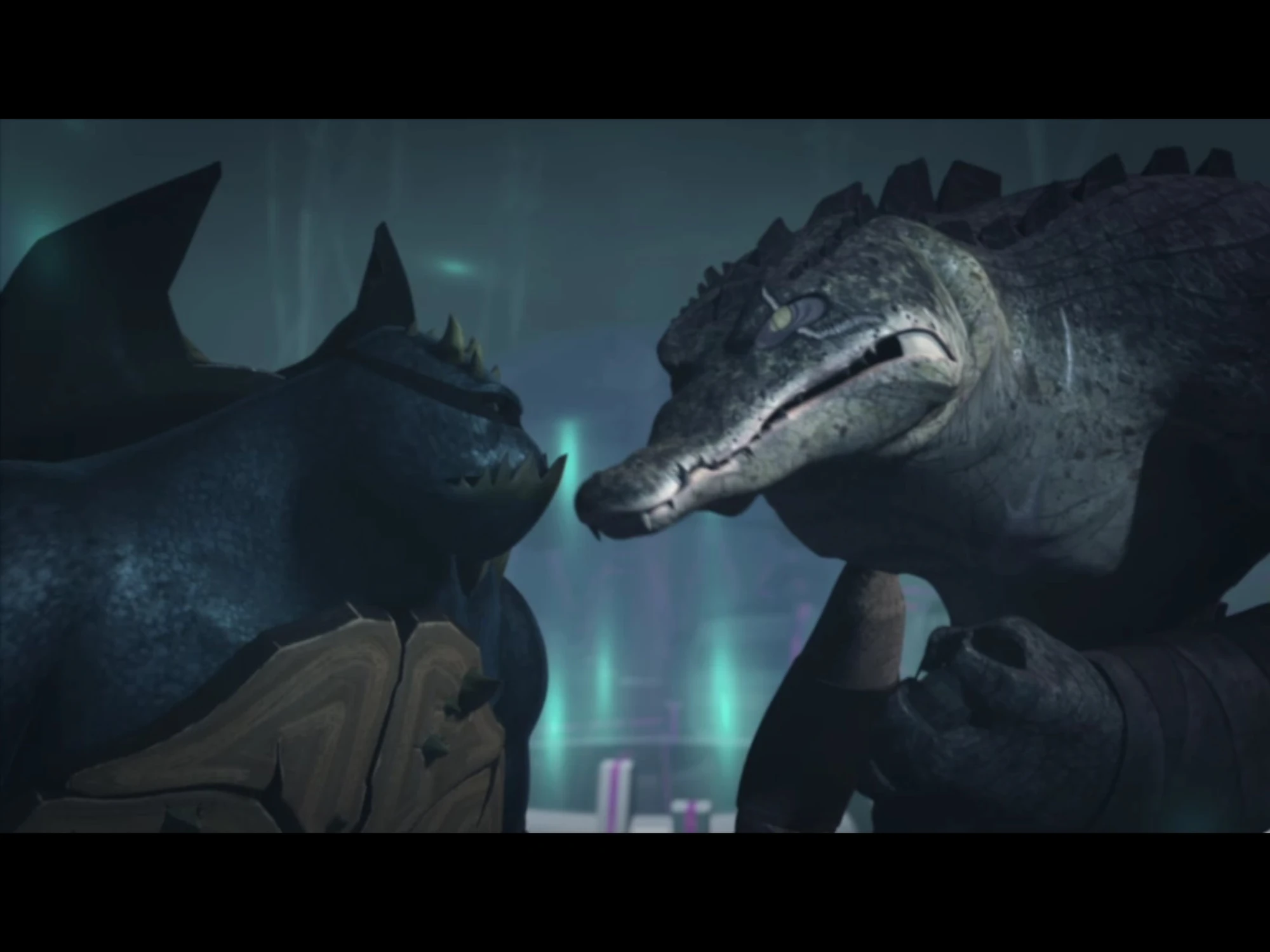 Image Slash and Leatherhead.jpg TMNT Wiki FANDOM powered by Wikia