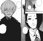 Kaneki approaches Furuta