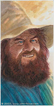 John Howe-Tom Bombadil-port