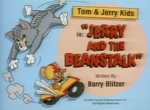 Jerry and the Beanstalk title