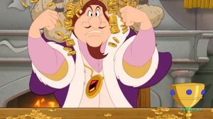 Prince John loves money