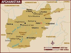 Afghanistan map 001