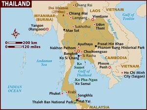 Thailand map 001