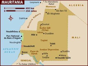 Mauritania map 001