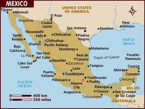 Mexico Map 001