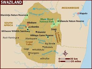 Swaziland map 001