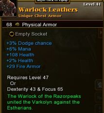 Warlock Leathers