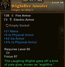 Wightfire Amulet