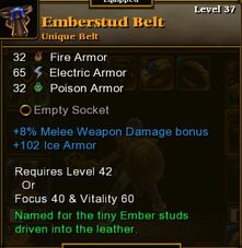 Emberstud Belt