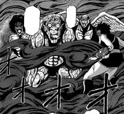 Bei, Zaiper and Dohsa arrive in front of Rin
