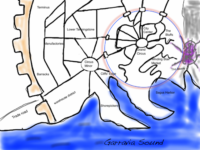 Datei:Numenera Sagus Cliffs Stadtplanskizze.png