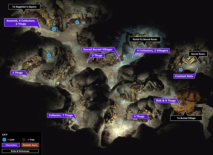 Trash warrens map
