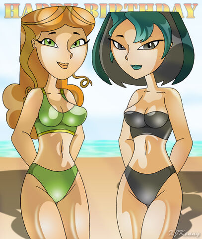 File:Gwen and Izzy Beach Gift by XJKenny.jpg