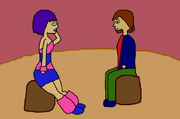 Staring contest