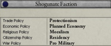 Shogunate Faction