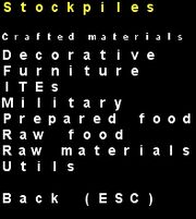 Stockpiles