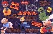 Rugrats 1998 Burger King toys