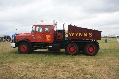 Scammell Contractor KAX 395P Renown Wynns (side) at Scammell gathering 09 - IMG 928