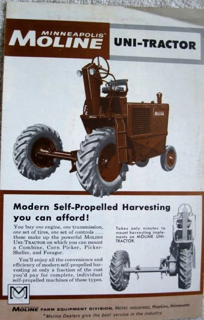 Minneapolis-Moline Uni-Tractor | Tractor & Construction Plant Wiki