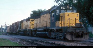 CNW 867 SD40