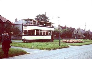 Sheffield tramcar 123 - Abbey Lane
