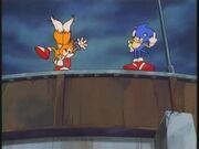 Sonic flippin the bird
