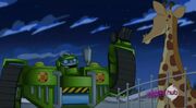 Rescue Bots Walk on the Wild Side Boulder Greet Giraffe