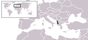 LocationAlbania
