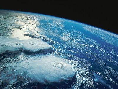Earth-from-space-clouds