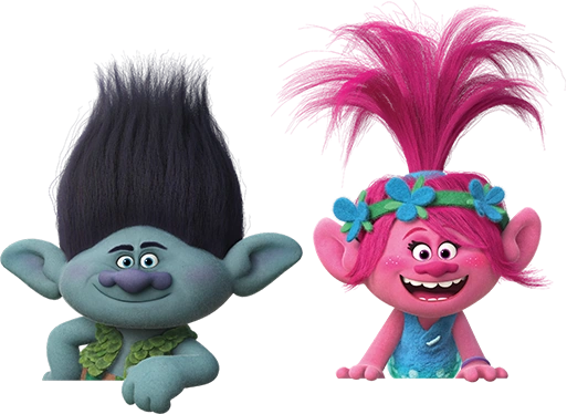 Image - Branch & Poppy (transparent).png | Trolls (film) Wikia | FANDOM