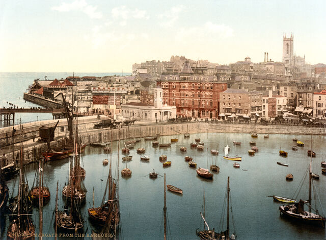 File:The harbour, Margate, Kent, England, ca. 1897 (1).jpg
