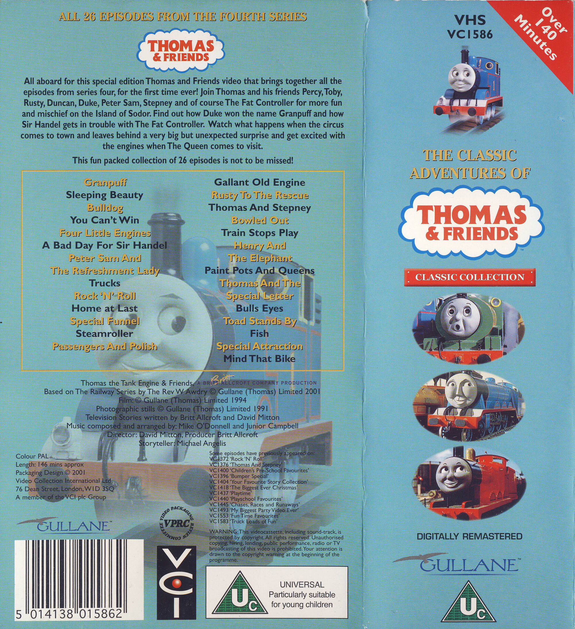 Thomas The Tank Engine And Friends Vhs Dvd