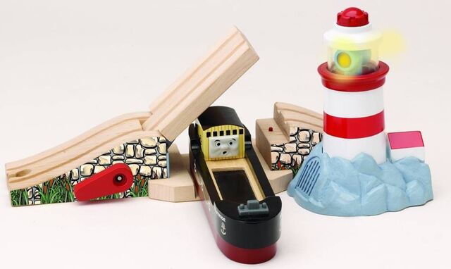 File:WoodenRailwayLightsandSoundsLighthouseBridge.jpg