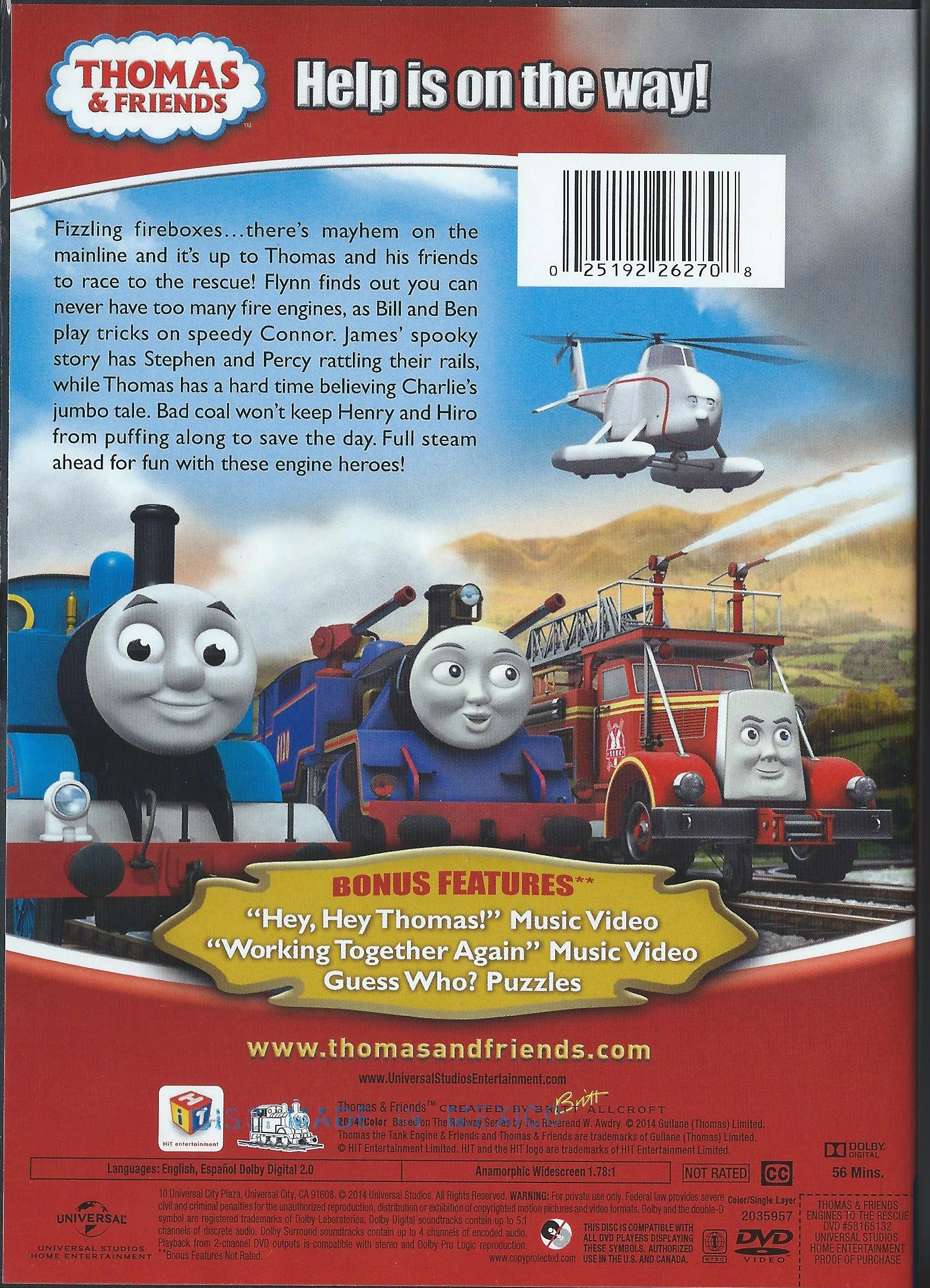 Engines to the Rescue (US DVD) Thomas the Tank Engine Wikia FANDOM